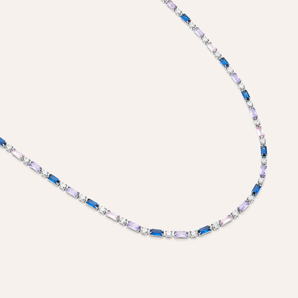 Collana Tennis Romantic Shine Ottone Cristallo - Collane Tennis Donna | Stroili