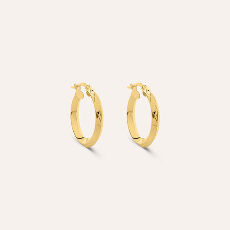 Orecchini A Cerchio Toujours Oro Giallo - Orecchini a Cerchio Donna | Stroili