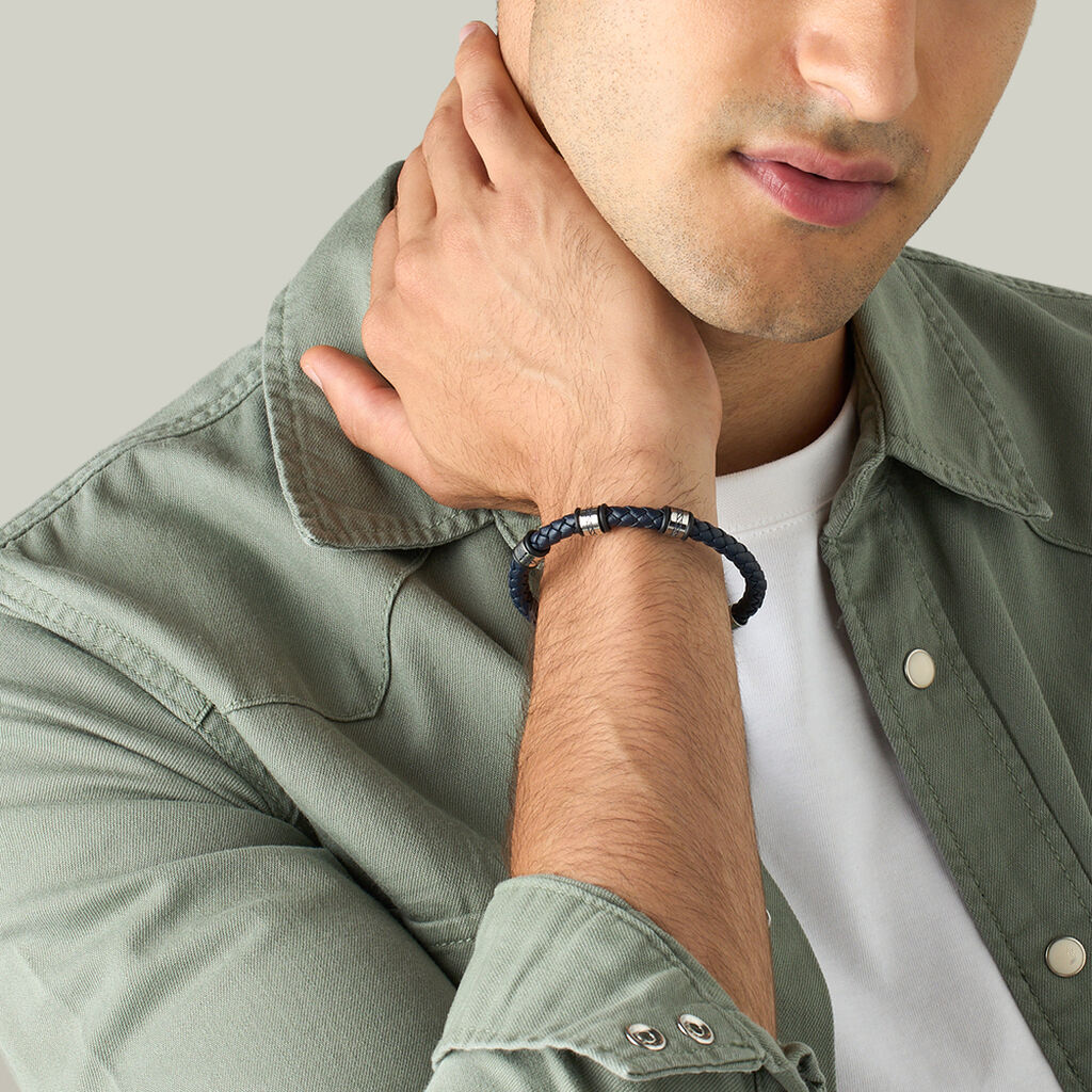Bracciale Man Code Acciaio - Bracciali Uomo | Stroili