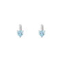 Orecchini Lobo Punto Luce Amélie Oro Bianco Topazio Cubic Zirconia