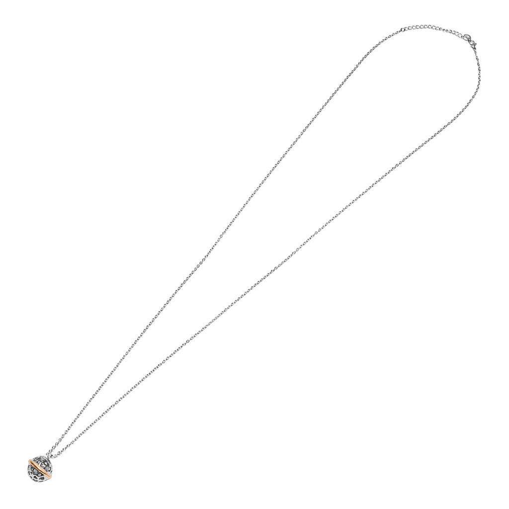 Collana Chiama Angeli Lady Code Acciaio Bicolore Bianco / Rosa - Collane Chiama Angeli Donna | Stroili