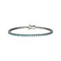 Bracciale Tennis Silver Rainbow Argento Rodiato Cubic Zirconia