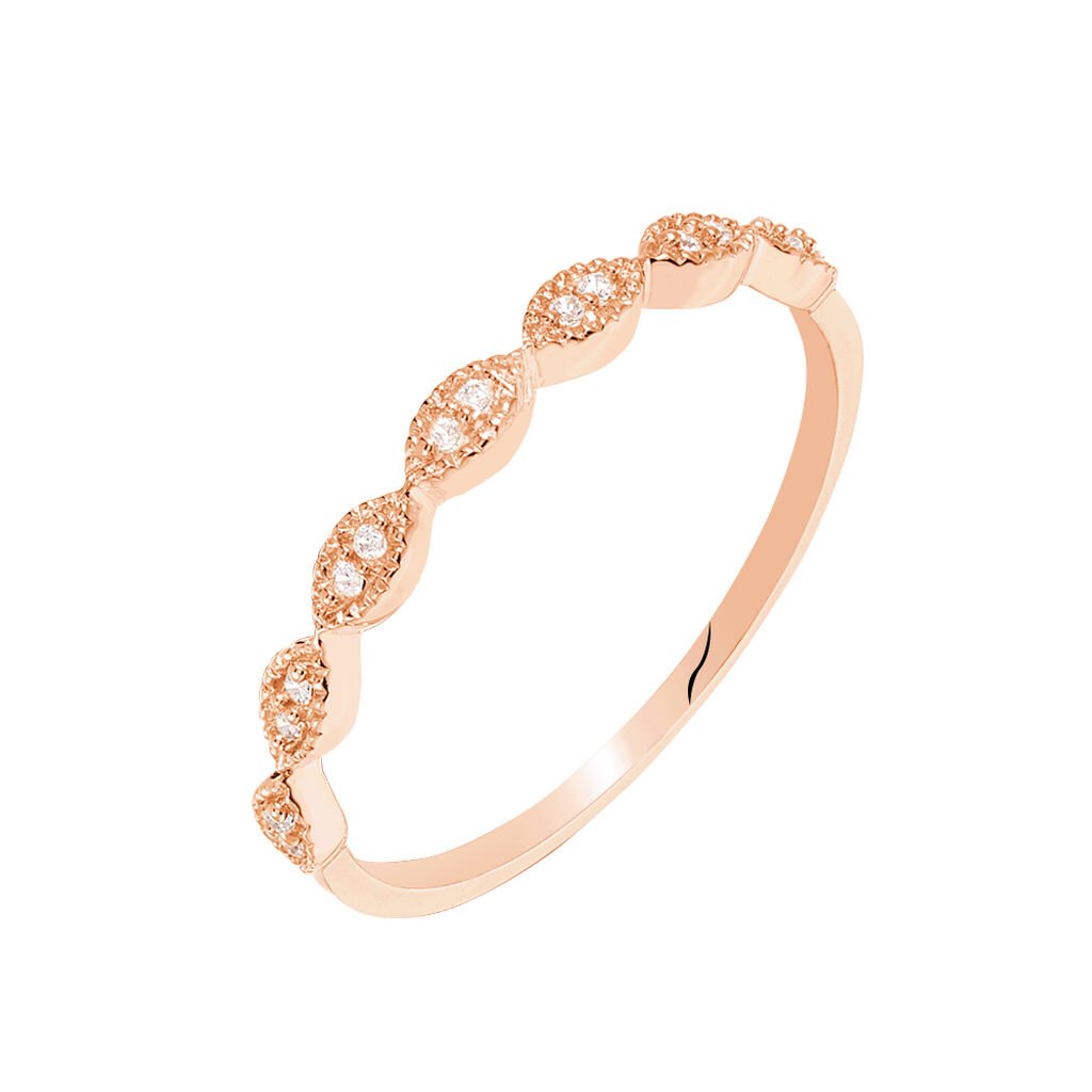 Anello Fantasia Claire Oro Rosa Cubic Zirconia - Anelli con Pietre Donna | Stroili