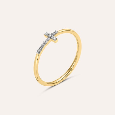 Anello Fantasia Claire Oro Giallo Cubic Zirconia - Gioielli Donna | Stroili