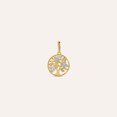 Pendente Poème Oro Giallo Cubic Zirconia - Ciondoli Donna | Stroili