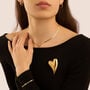 Bracciale Radiance Acciaio Dorato Cristallo