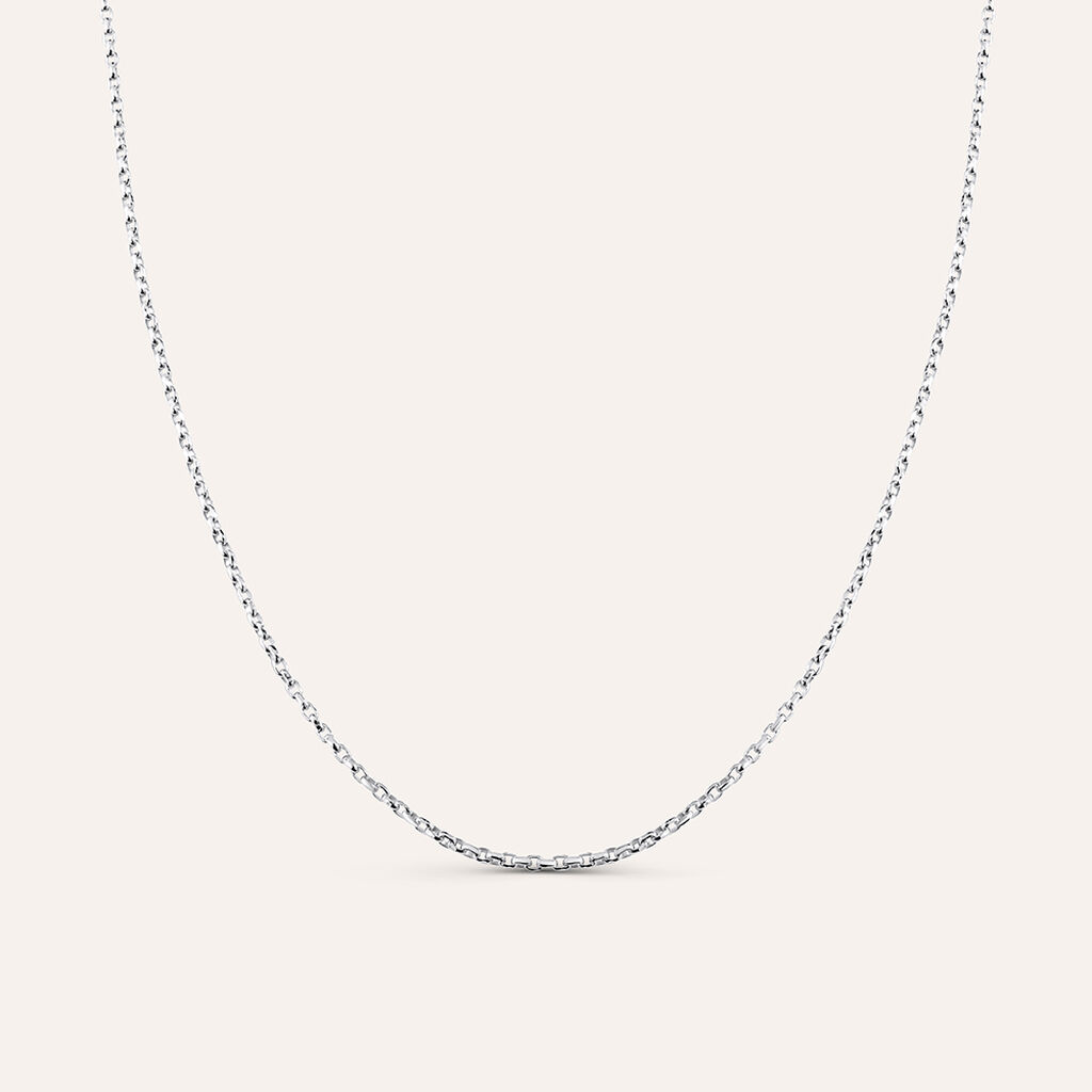 Catenina Gentleman Argento Rodiato