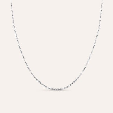 Catenina Gentleman Argento Rodiato