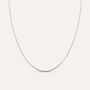 Catenina Gentleman Argento Rodiato
