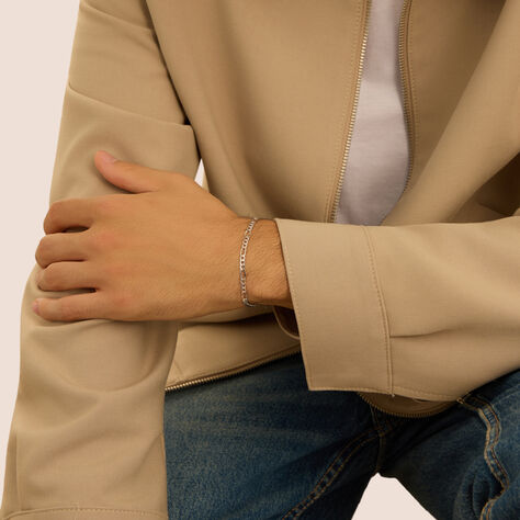Bracciale Catena L'homme Or Oro Bianco - Bracciali Uomo | Stroili