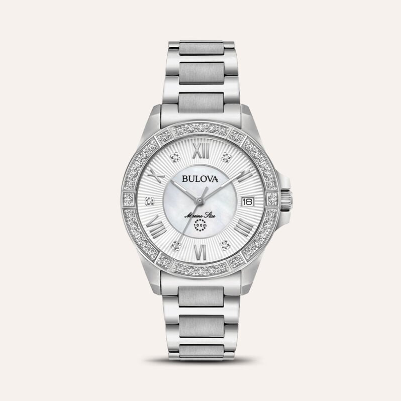 Orologio Al Quarzo Bulova Marine Star 96r232 - Orologi con Datario Donna | Stroili