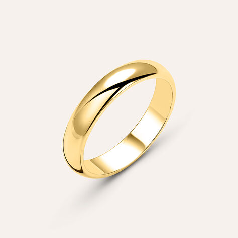 Fede Mantovana 4 mm Oro Giallo - Anelli con Incisione Unisex | Stroili