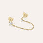 Mono Orecchino Lobo Punto Luce Golden Dreams Placcato Oro Giallo Cubic Zirconia