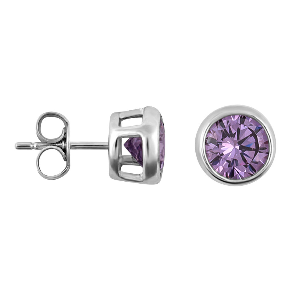 Orecchini Lobo Punto Luce Silver Rainbow Argento Rodiato Cubic Zirconia - Orecchini a Lobo Donna | Stroili