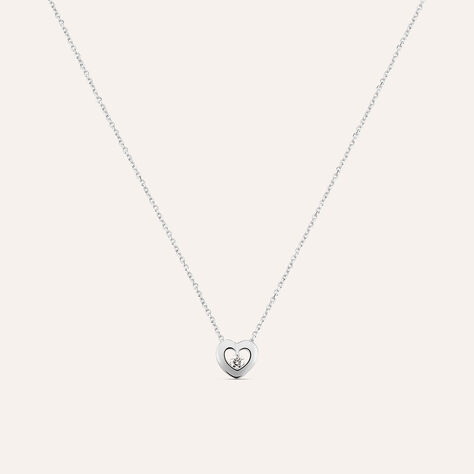 Collana Sophia Oro Bianco Diamante - Collane Donna | Stroili