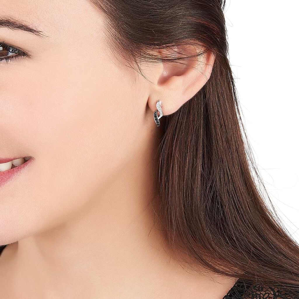Orecchini Lobo Silver Shine Argento Rodiato Cubic Zirconia - Orecchini a Lobo Donna | Stroili