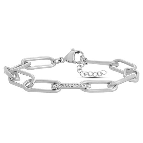 Bracciale Lady Code Acciaio Cristallo - Bracciali Donna | Stroili
