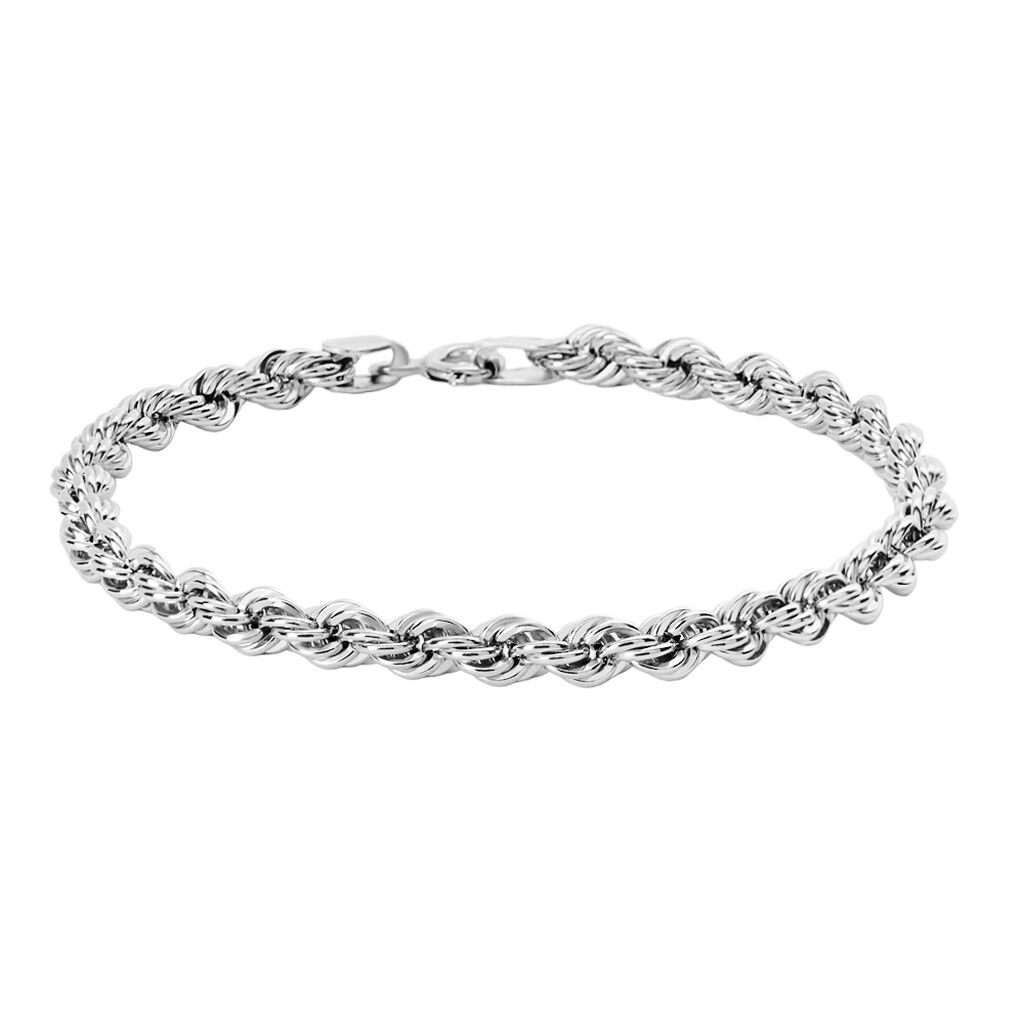Bracciale Catena Colette Oro Bianco - Bracciali Donna | Stroili