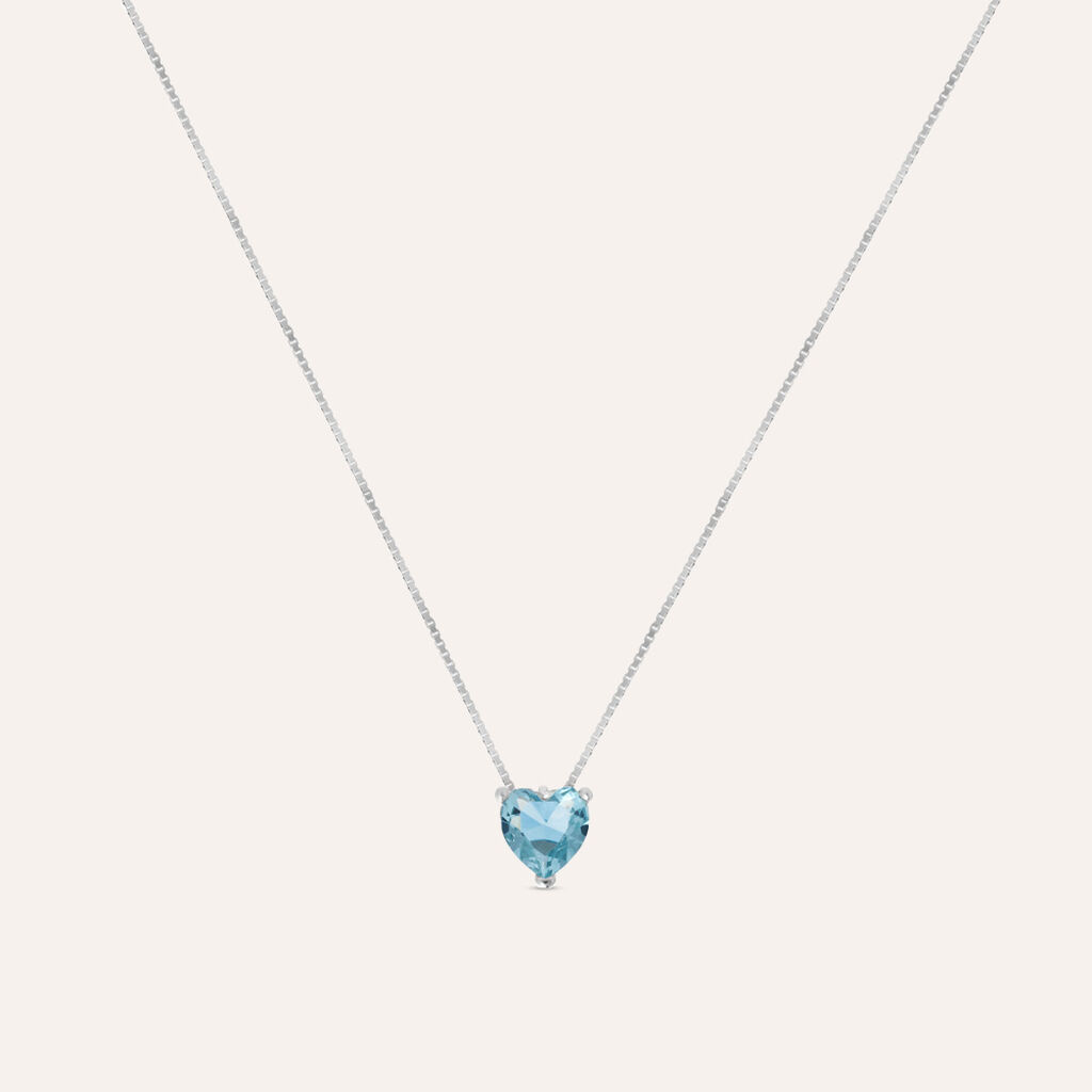 Collana Punto Luce Silver Rainbow Argento Rodiato Cubic Zirconia