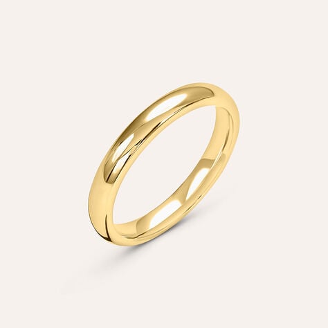 Fede Comoda 3 mm Oro Giallo - Anelli con Incisione Unisex | Stroili