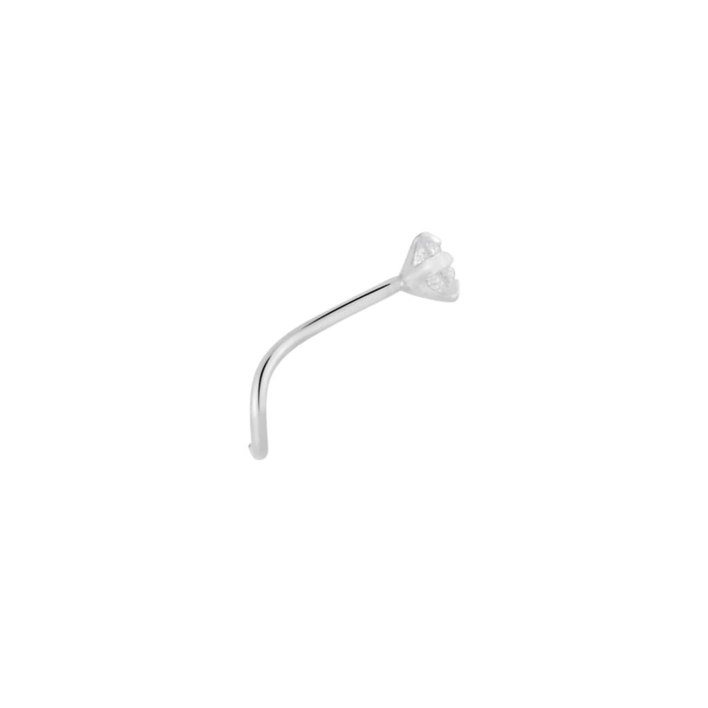 Piercing Naso Bon Ton Oro Bianco Cubic Zirconia - Piercing Naso Donna | Stroili