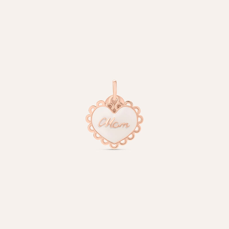 Pendente Love Beats Argento Rosa - Ciondoli con Incisione Donna | Stroili