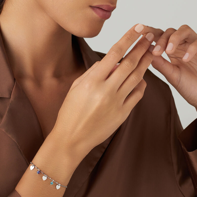 Bracciale Silver Collection Argento Rodiato Pietra sintetica - Bracciali Love Donna | Stroili