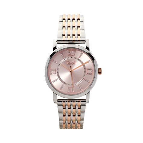 Orologio donna solo tempo Stroili Positano fondo rosa con cristalli 1688941