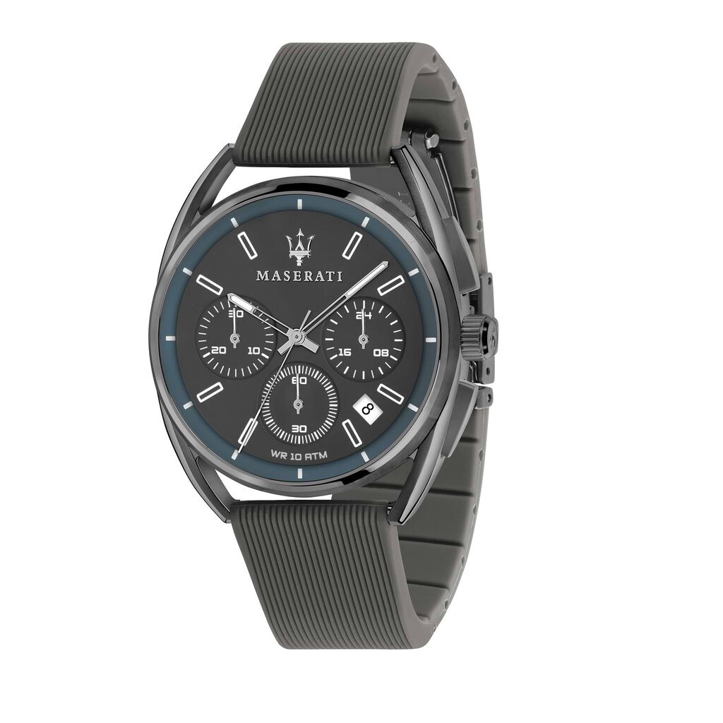 Cronografo Trimarano in acciaio