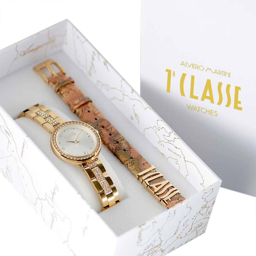 Orologio Donna Alviero Martini 1A Classe Xmas Set quadrante Silver CS.4257S/01M