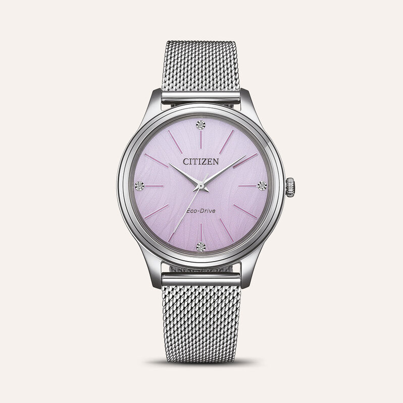 Orologio Eco Drive Citizen Ore Felici Em1220-82x - Orologi solo Tempo Donna | Stroili