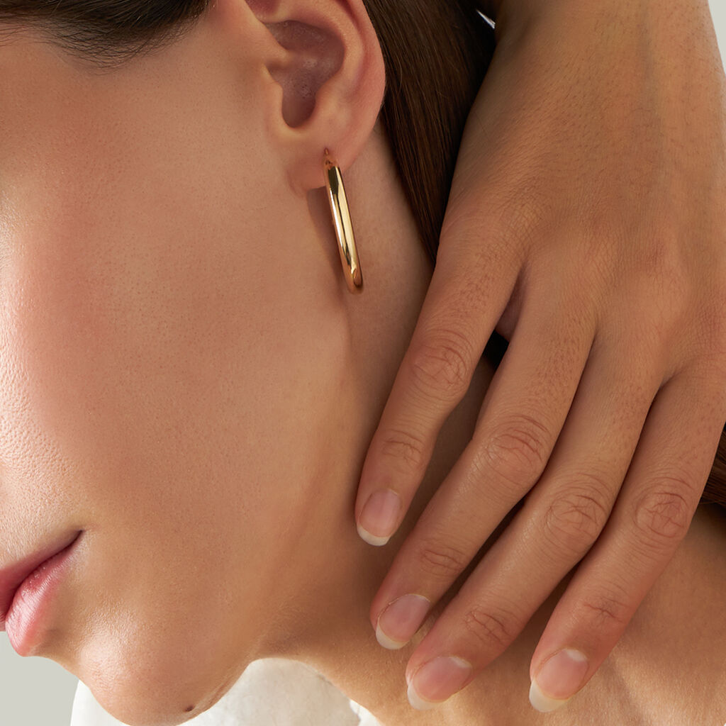 Orecchini A Cerchio Toujours Oro Giallo - Orecchini a Cerchio Donna | Stroili