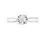 Anello Solitario Diamotion Oro Bianco Diamante