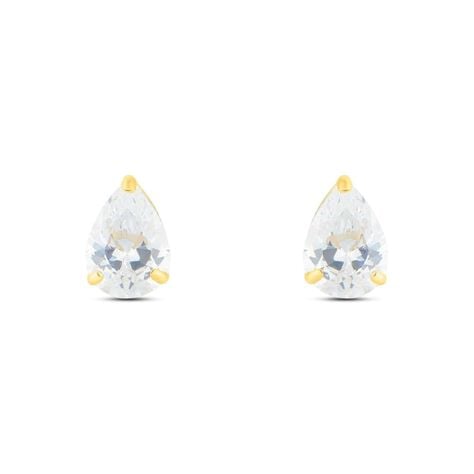 Orecchini Lobo Punto Luce Bon Ton Oro Giallo Cubic Zirconia - Orecchini a Lobo Donna | Stroili