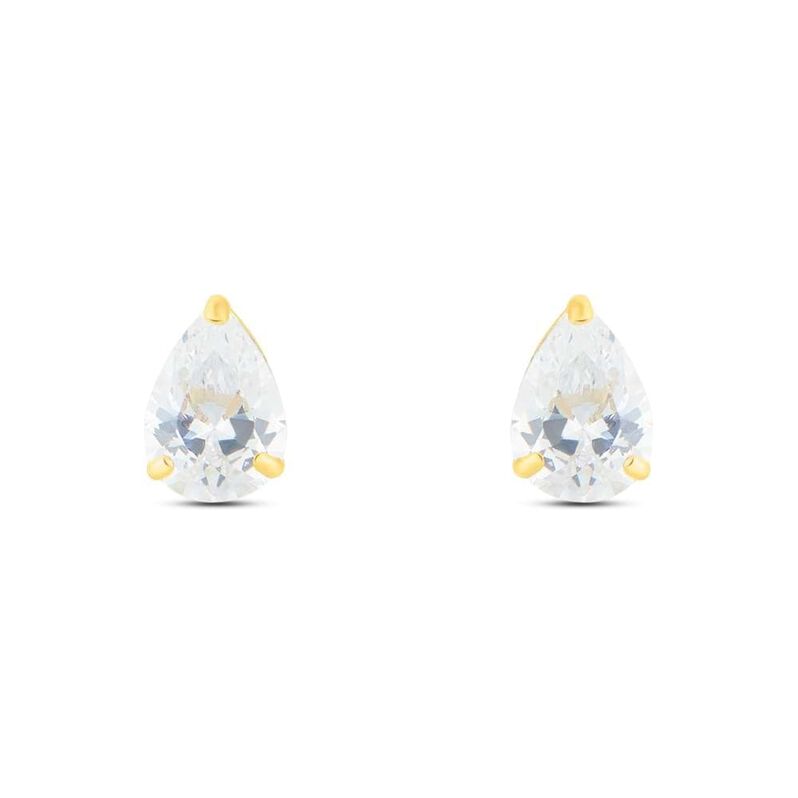 Orecchini Lobo Punto Luce Bon Ton Oro Giallo Cubic Zirconia - Orecchini a Lobo Donna | Stroili