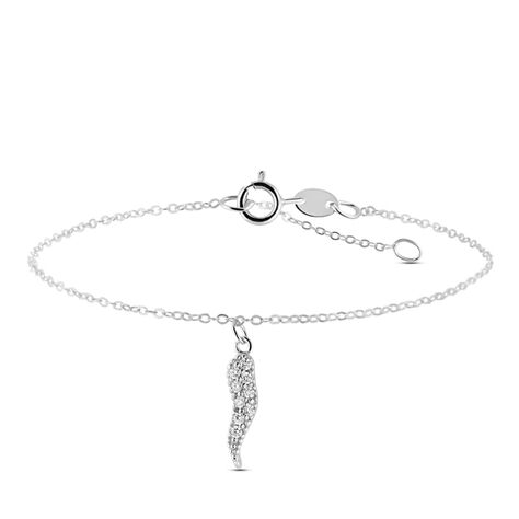 Bracciale Claire Oro Bianco Cubic Zirconia - Bracciali Amicizia Donna | Stroili