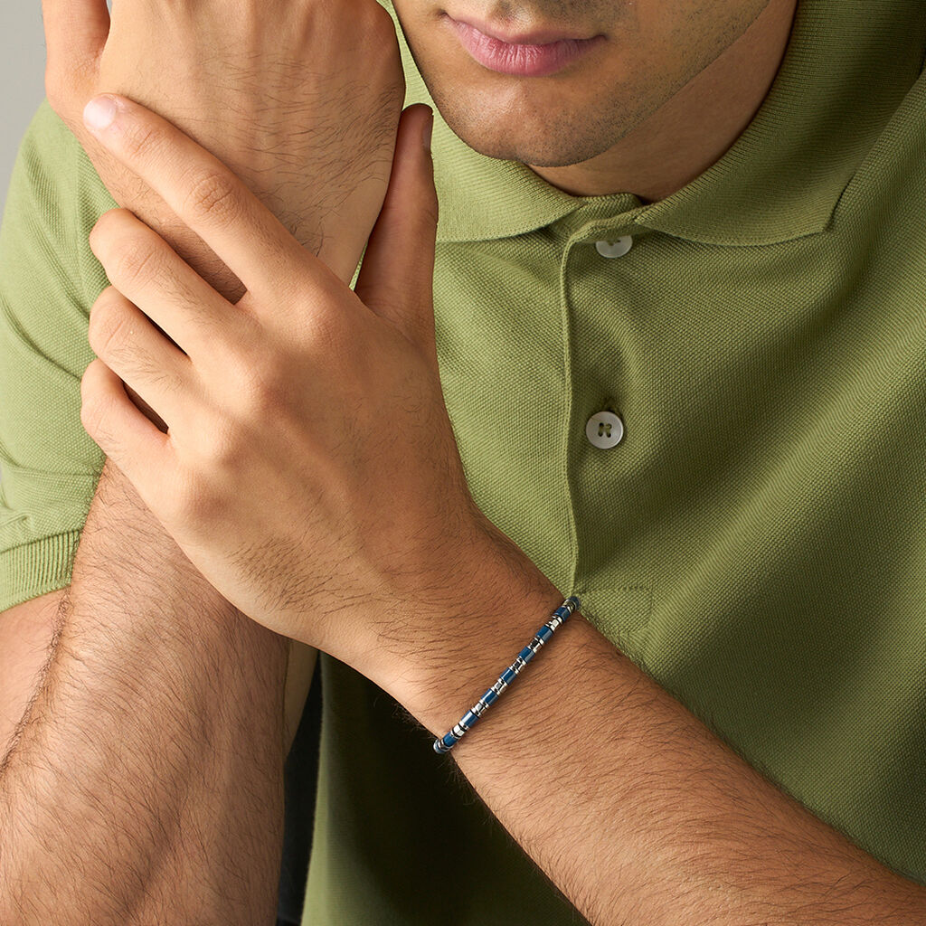 Bracciale Man Code Acciaio - Bracciali Uomo | Stroili