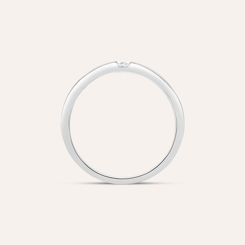 Anello Fedina Silver Collection Argento Rodiato Cubic Zirconia - Anelli con Pietre Unisex | Stroili