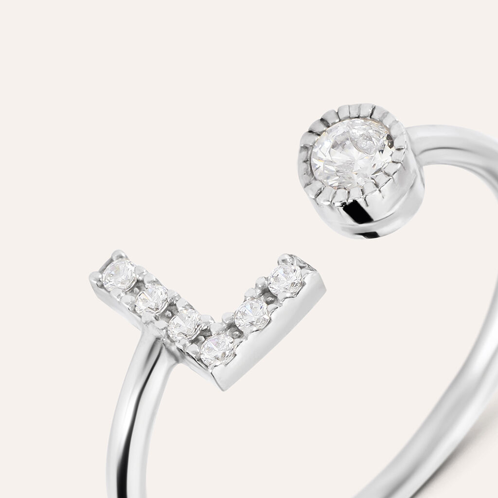 Anello Fantasia Silver Moments Argento Rodiato Cubic Zirconia