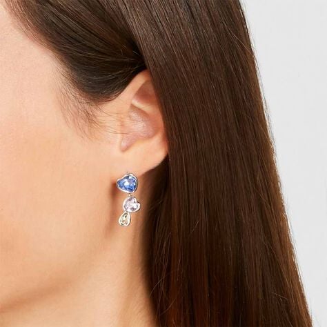 Orecchini Pendenti Violet Ottone Cristallo - Orecchini Pendenti Donna | Stroili