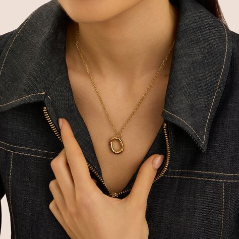 Collana Radiance Acciaio Dorato - Collane Donna | Stroili