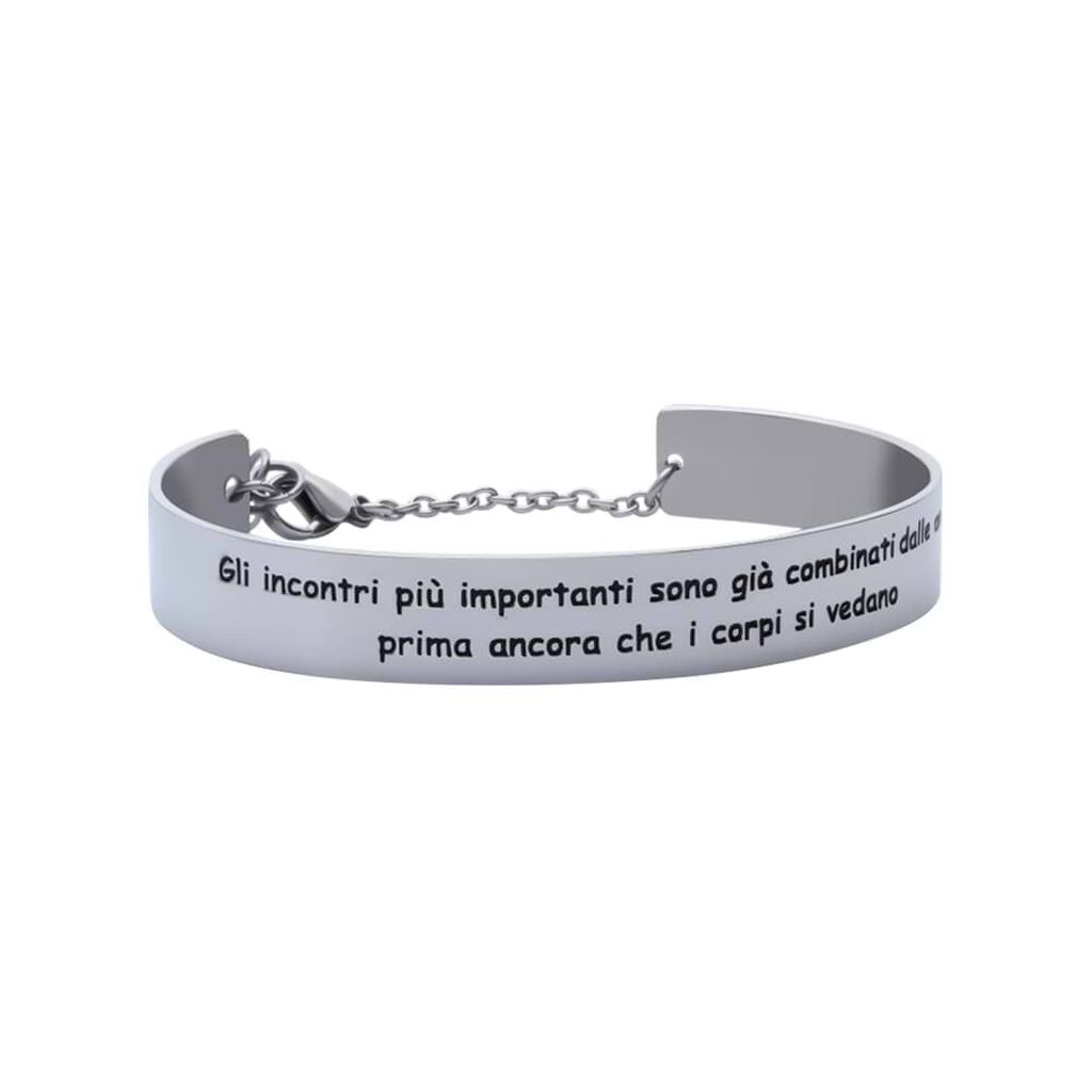 Bangle Gli incontri pi&ugrave; importanti sono gi&agrave; combinati dalle anime prima ancora che i corpi si vedano in acciaio