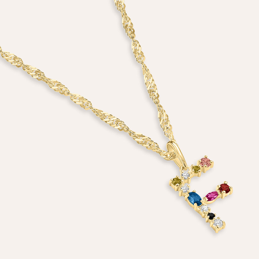 Pendente Claire Oro Giallo Cubic Zirconia