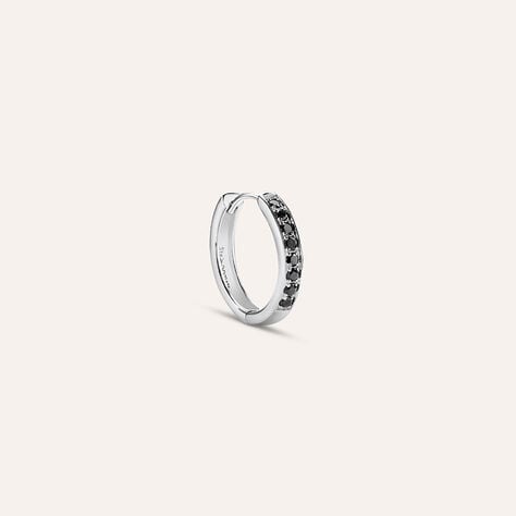 Mono Orecchino A Cerchio L'homme Diamant Oro Bianco Diamante - Mono Orecchino Uomo | Stroili