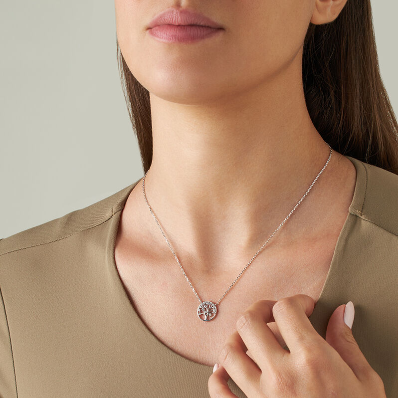 Collana Silver Moments Argento Rodiato Cubic Zirconia - Collane Donna | Stroili