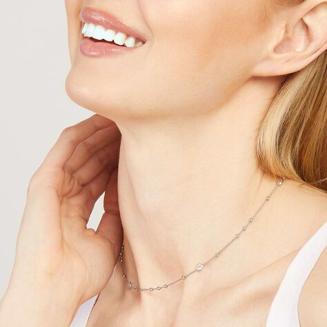 Collana Silver Elegance Argento Rodiato Cubic Zirconia - Collane Donna | Stroili