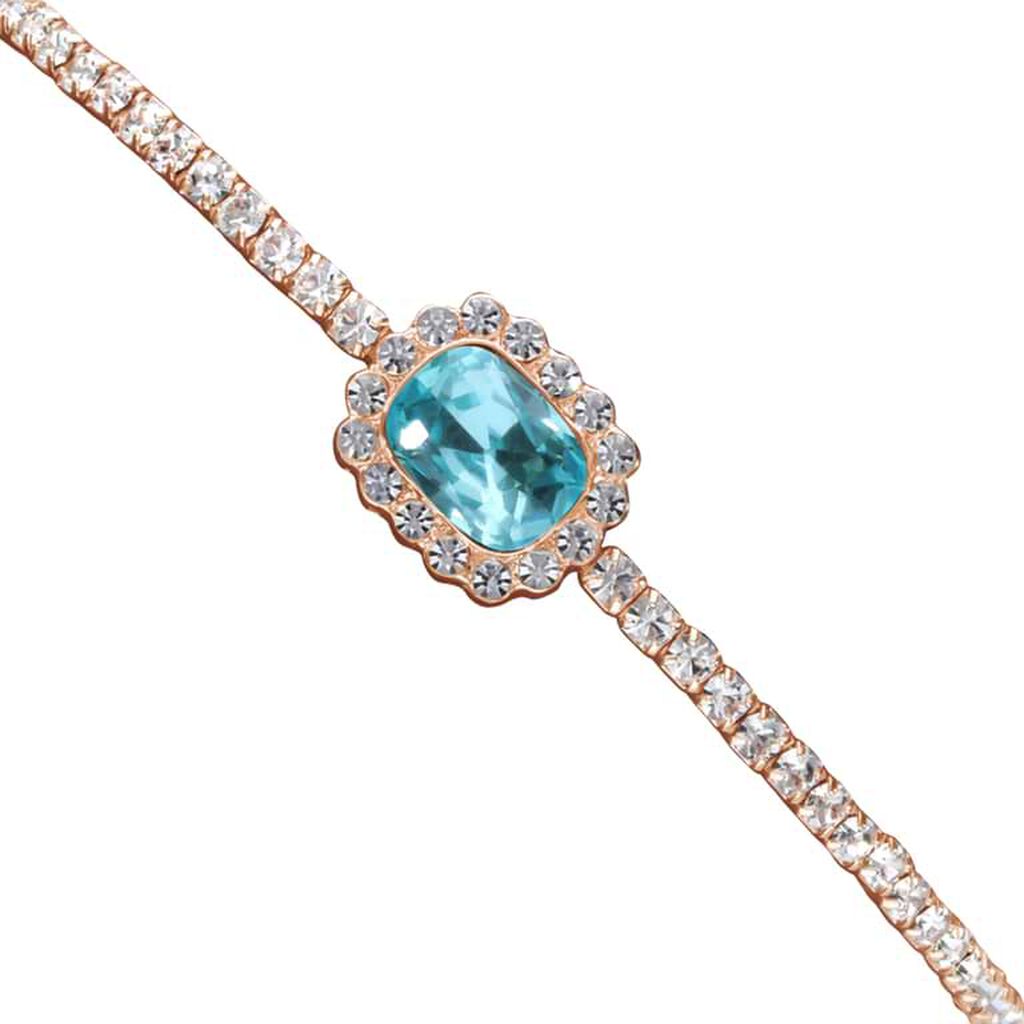 Bangle Romantic Shine Metallo Rosa Cristallo - Bracciali Rigidi Donna | Stroili