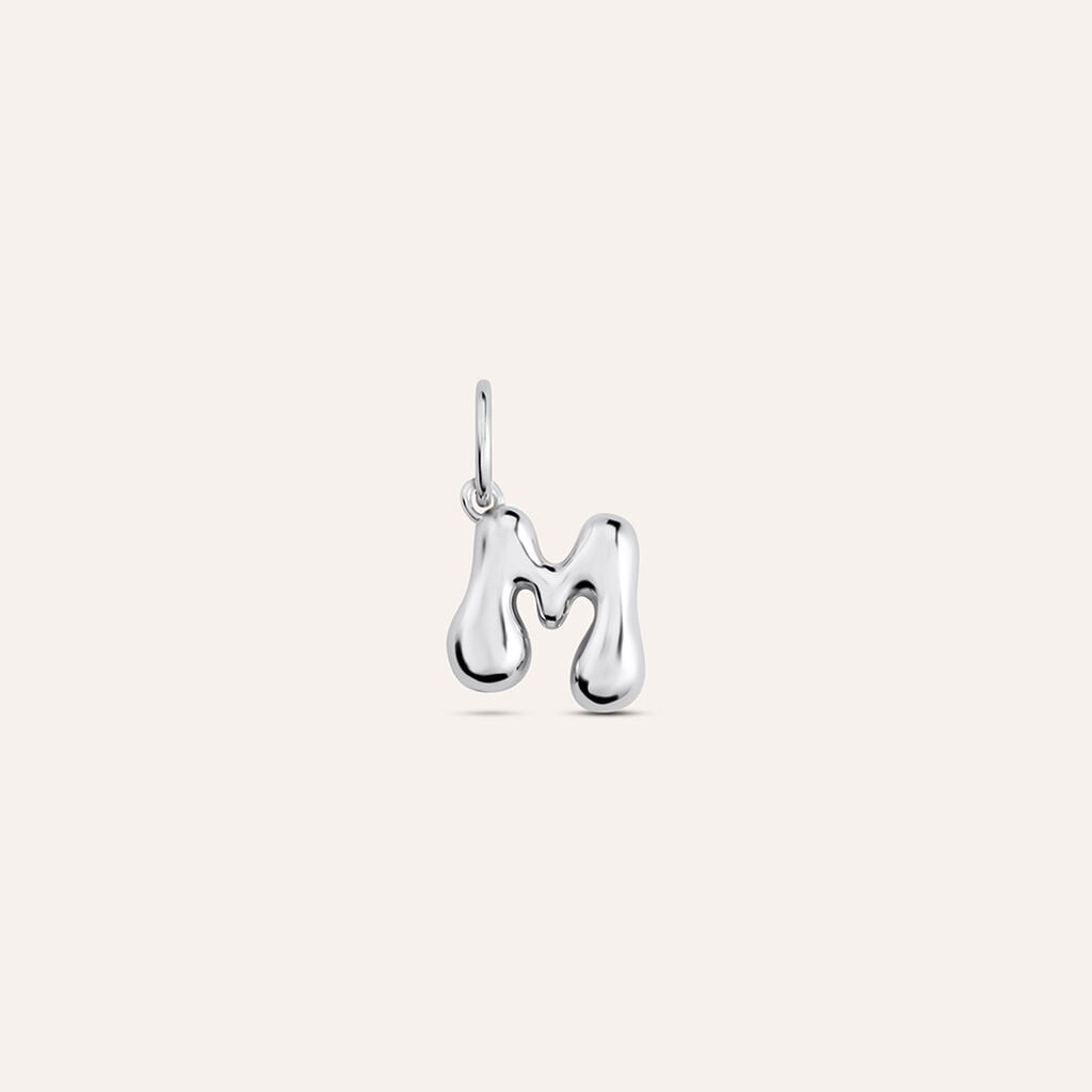 Pendente Love Beats Argento Rodiato