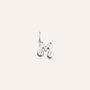 Pendente Love Beats Argento Rodiato