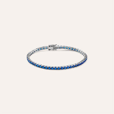 Bracciale Tennis Silver Rainbow Argento Rodiato Cubic Zirconia